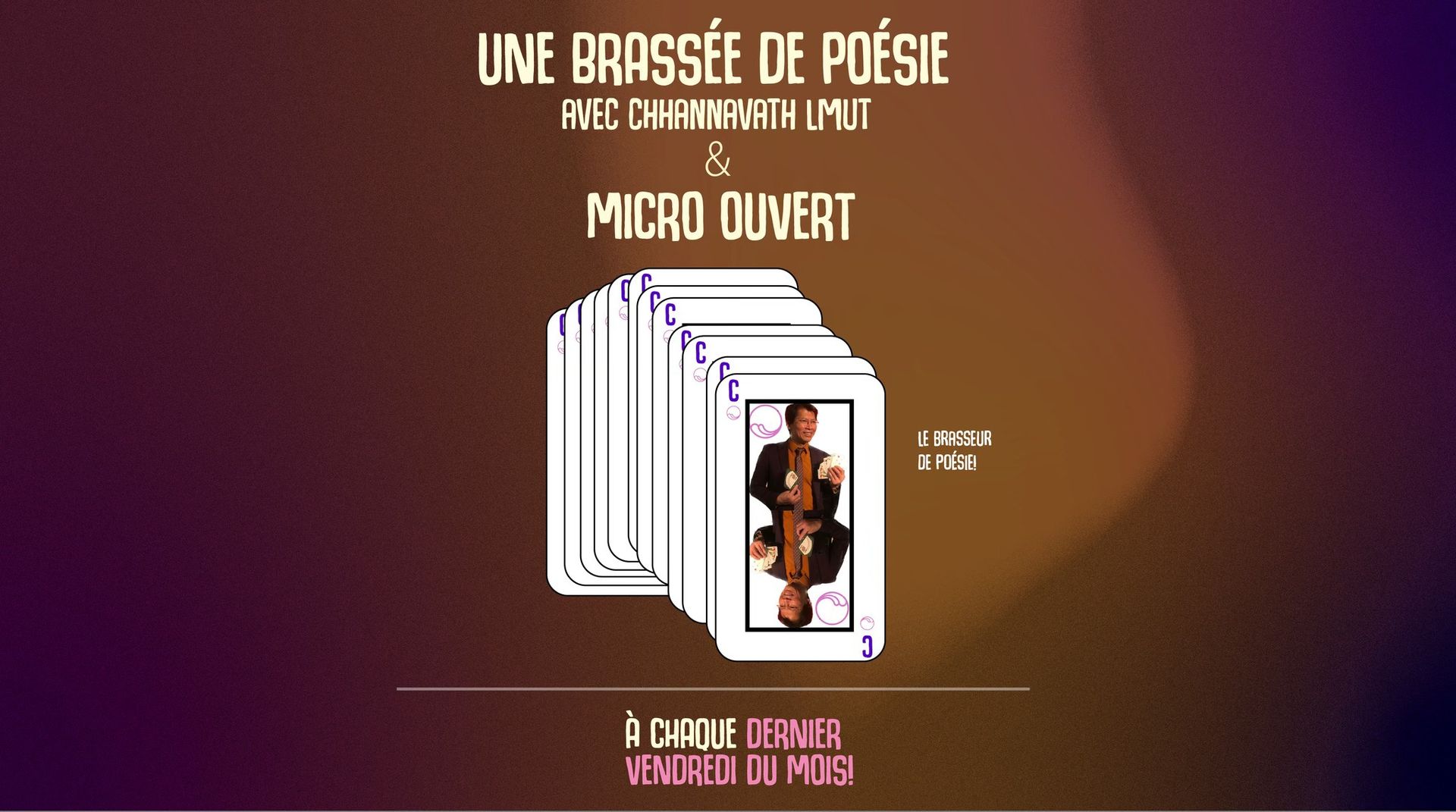 Chhannavath Lmut — Une Brassée de Poésie et Micro Ouvert